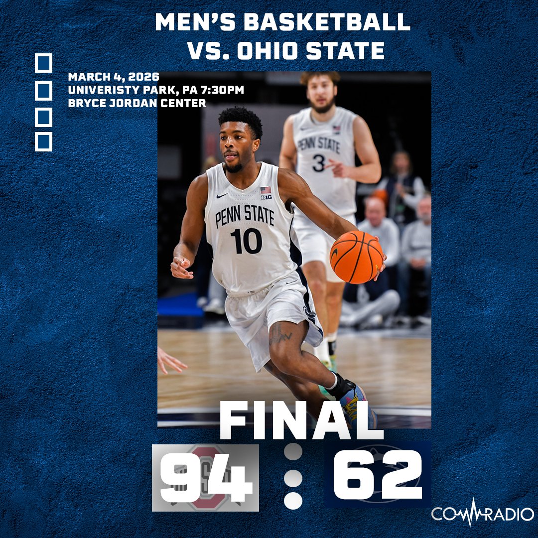 PSUCommRadio's tweet photo. Final from the BJC for the last time this season. https://t.co/XYnFymV1FF