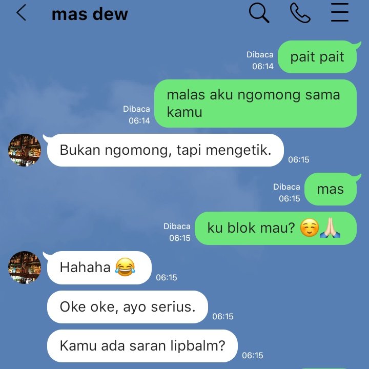 a #BeerLens au
perkara lipbalm 

kadang kiding kita wanshot kan si kembara kembiri ini 🙏🏻