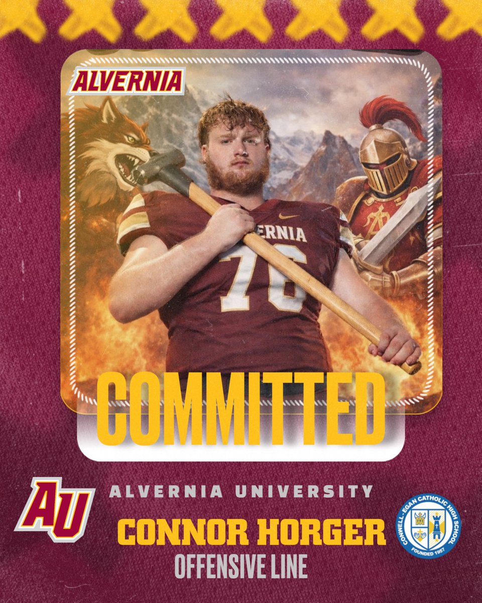 Alvernia Football tweet media