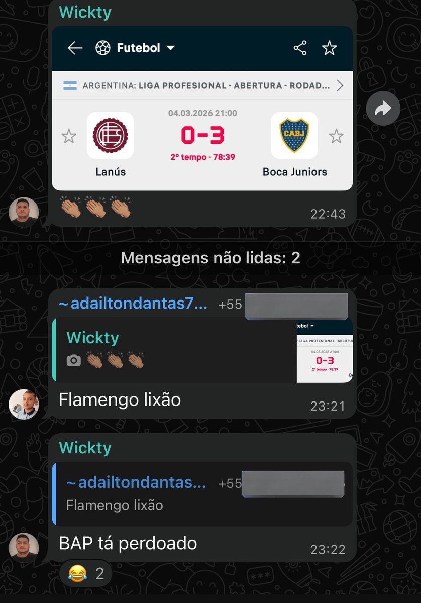 meu amigo tem um pinto