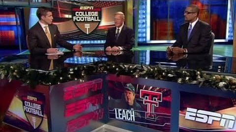 CoachStokowski's tweet image. I wasn't cool in high school. Many Saturday nights were spent with this trio. What Corso and Herbstreit were to late mornings, these gentlemen were to the night owls.

RIP, Coach Holtz. 🫡😥