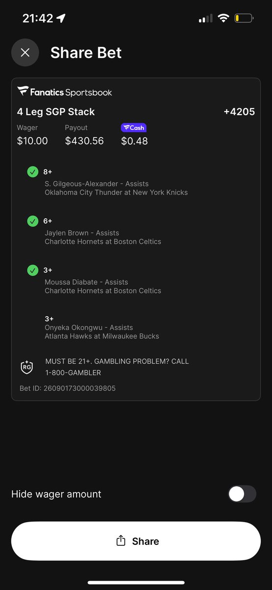 Csburna's tweet photo. $25 to someone who likes this once big O cashes us out. Should I start posting more? It’s my 3rd day in a row turning $10 into $250+ if this hits https://t.co/RrM0uHwWCa