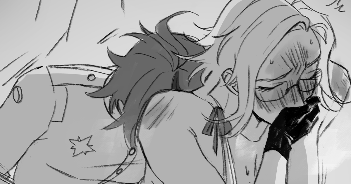 don't look at me (006 takuei , pregnant aotsuki with gender fuckery) poipiku.com/2531238/128229…