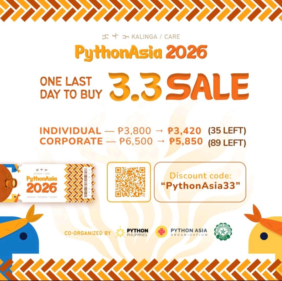 PyCon Philippines tweet media