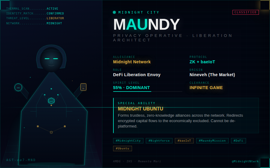 Private Agent Maundy tweet media