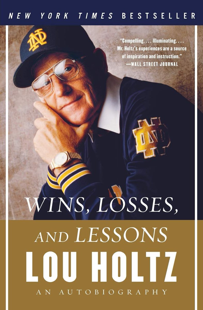 KaugeMatja's tweet image. RIP Lou Holtz, 1937-2026, legendary football coach and bestselling author.

"Never tell people your problems, 80% don't care and the other 20% are happy you have them." - Lou Holtz

His most popular book is Wins, Losses, and Lessons: An  Autobiography, an inspirational read.