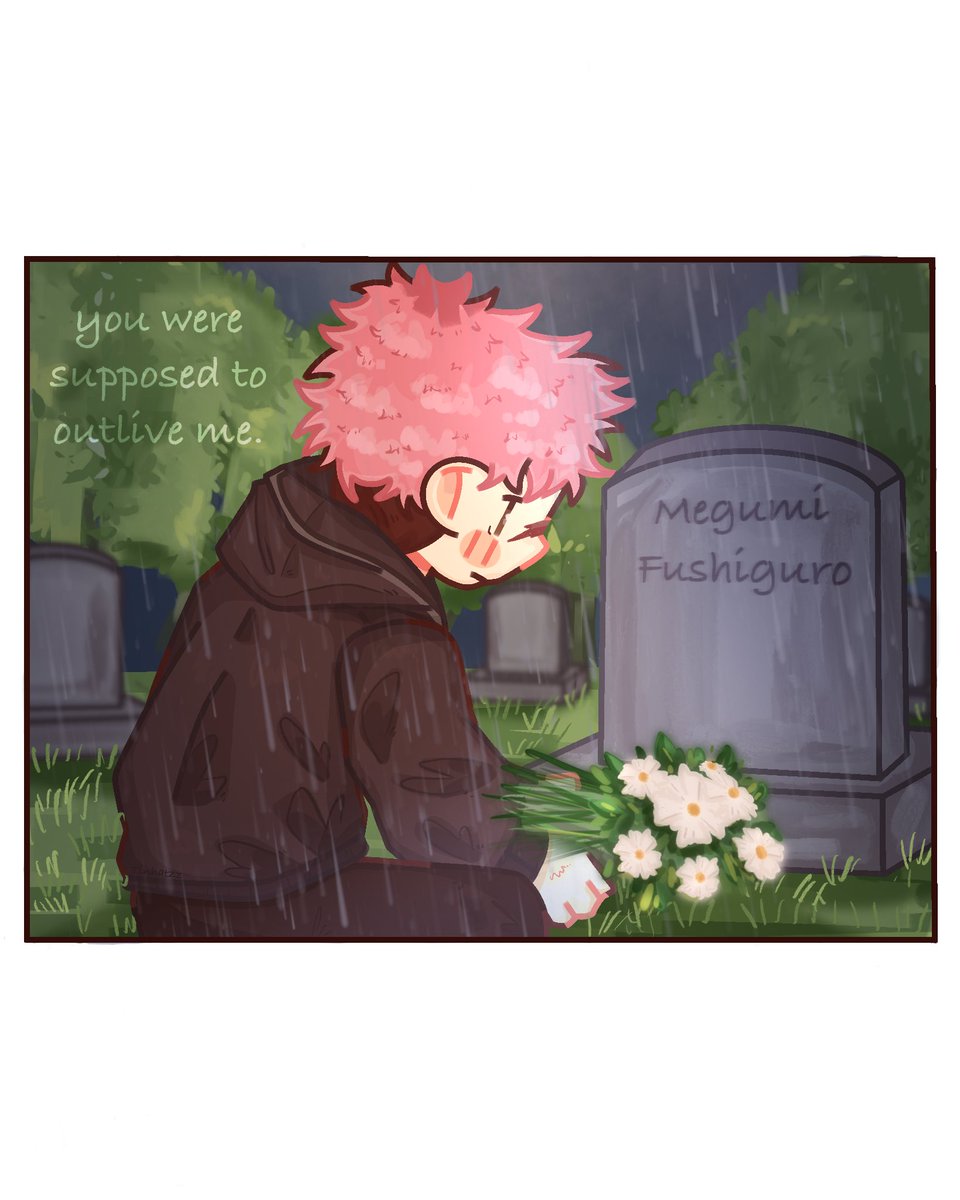 zztahnit's tweet image. Megumi is actually gone… (also 1st post here)
#jjkfanart #jjkspoilers #moduloSpoiler