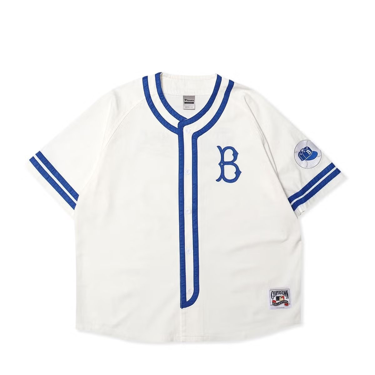 Fanatics MLB BROOKLYN DODGERS COOPERSTOWN BASEBALL SHIRT 【26SS
