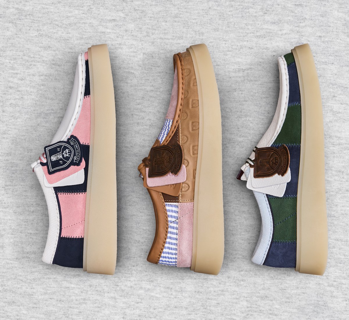 Clarks_JP's tweet photo. Clarksより「Desert Ivy」パックがTorviewに登場。
アイビーリーグスタイルを現代的に再解釈したコレクション。Wallabee™に着想を得たワイドシルエットとチャンキーソールでクラシックに新しい存在感を。 https://t.co/feRdXi9a7Q