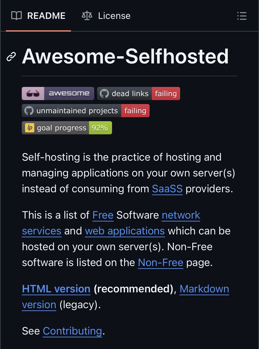 AnalisaCrypto's tweet photo. Suatu saat kalian pasti perlu,

Save dulu,

Ini dia 180.000 lebih aplikasi gratis yang mungkin kalian butuhkan.

🔗 🧠 Internet penuh software mahal. Tapi ada versi gratisnya.

🔗 https://t.co/TKxRwpc4ua

Ini adalah salah satu direktori open-source terbesar di GitHub yang berisi alternatif gratis untuk banyak software populer.

⭐ 180K+ GitHub stars  
🔓 Alternatif open-source untuk banyak SaaS (Slack, Notion, Shopify, dll.)  
🛠 Bisa di-fork, dimodifikasi, dan di-host sendiri  
📊 Berisi tools untuk analitik, manajemen proyek, AI, database, dan lainnya  
🚀 Cocok untuk developer, startup bootstrapping, atau siapa pun yang ingin mengurangi biaya software

Jika Anda suka tools gratis dan self-hosted, repositori ini adalah tempat yang wajib disimpan.

Bookmark sekarang. Nanti pasti kepakai.

Ini adalah salah satu direktori open-source terbesar di GitHub yang berisi alternatif gratis untuk banyak software populer.

⭐ 180K+ GitHub stars  
🔓 Alternatif open-source untuk banyak SaaS (Slack, Notion, Shopify, dll.)  
🛠 Bisa di-fork, dimodifikasi, dan di-host sendiri  
📊 Berisi tools untuk analitik, manajemen proyek, AI, database, dan lainnya  
🚀 Cocok untuk developer, startup bootstrapping, atau siapa pun yang ingin mengurangi biaya software

Jika Anda suka tools gratis dan self-hosted, repositori ini adalah tempat yang wajib disimpan.

Bookmark sekarang. Nanti pasti kepakai.