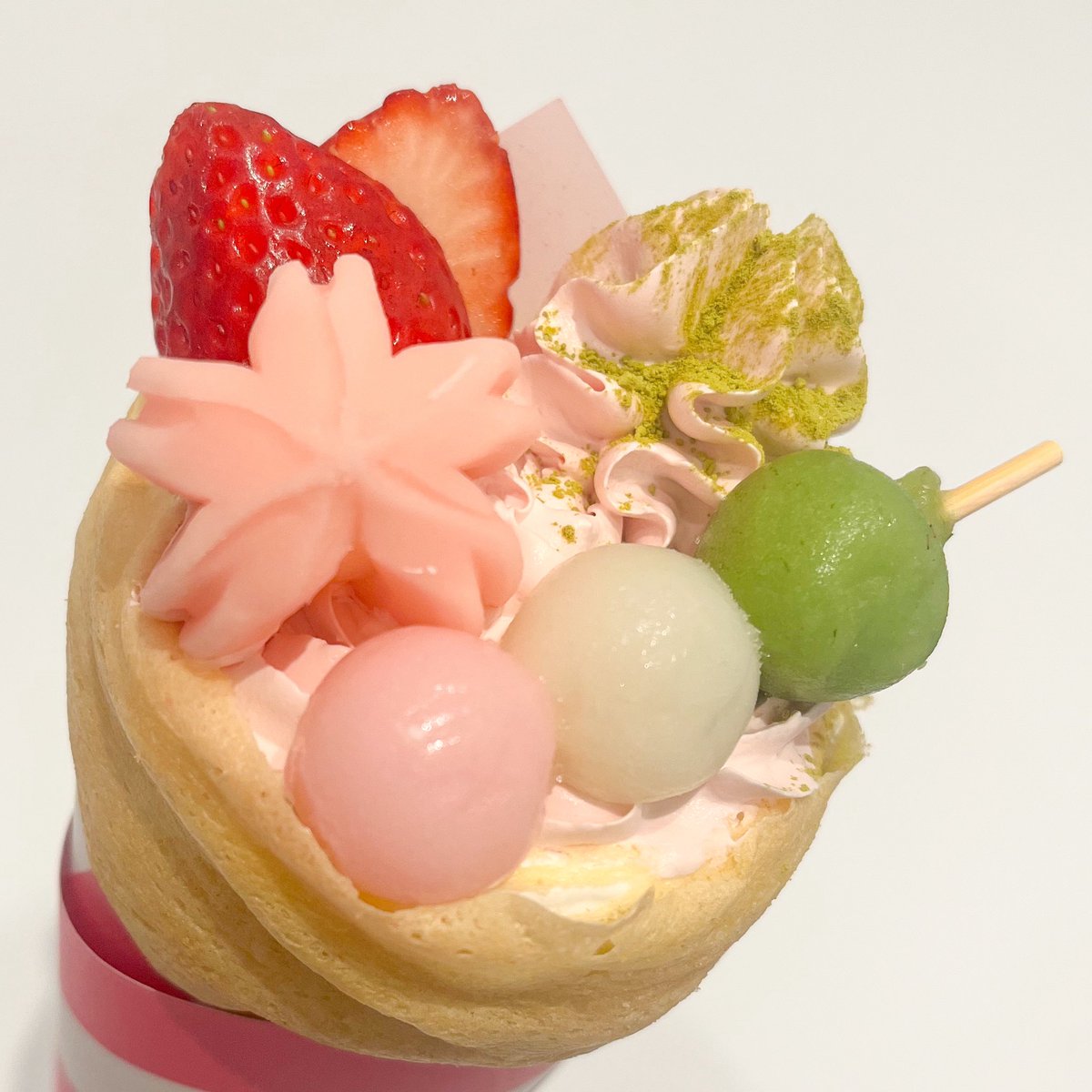 chirocrepes's tweet photo. 本日からさくらクレープ🌸販売いたします🫶🏻提供1ヶ月程度を予定しております。よろしくお願いいたします🌸 #chirocrepes #ちろクレープ https://t.co/rO3MDNAMZs