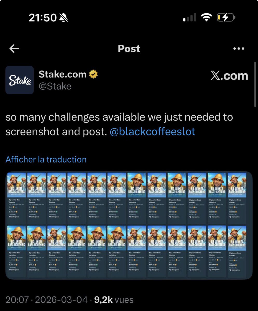 MMawussi's tweet photo. @Stake @blackcoffeeslot When monthly https://t.co/Tmr3gAlNkI ? https://t.co/RHDRBs71s4