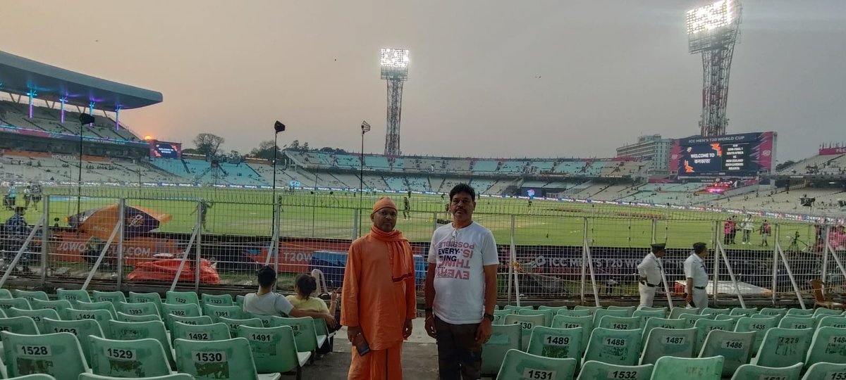 To see Newzeland and South Africa World Cup Semifinal match at Eden Garden yesterday