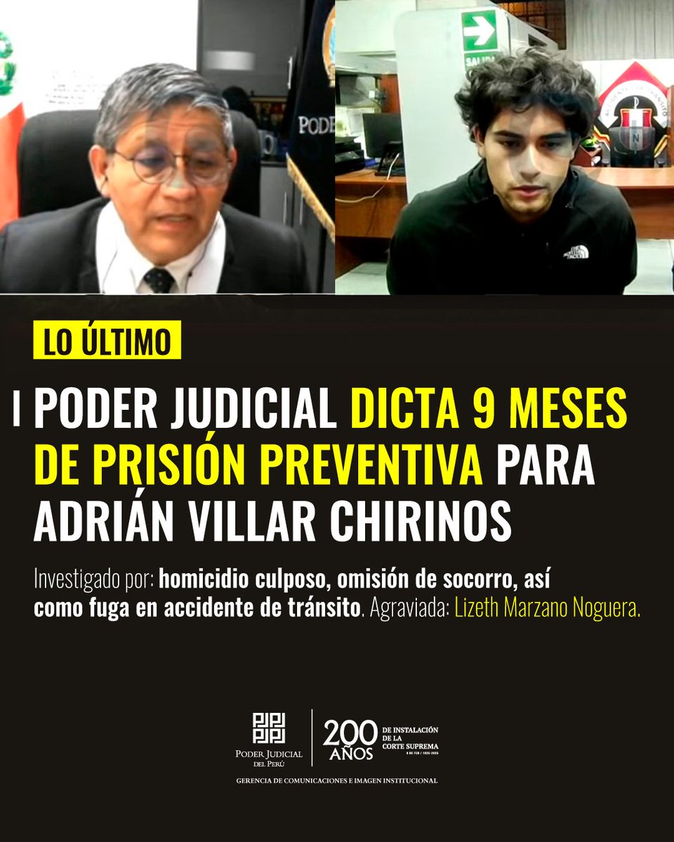 Poder Judicial Perú tweet media