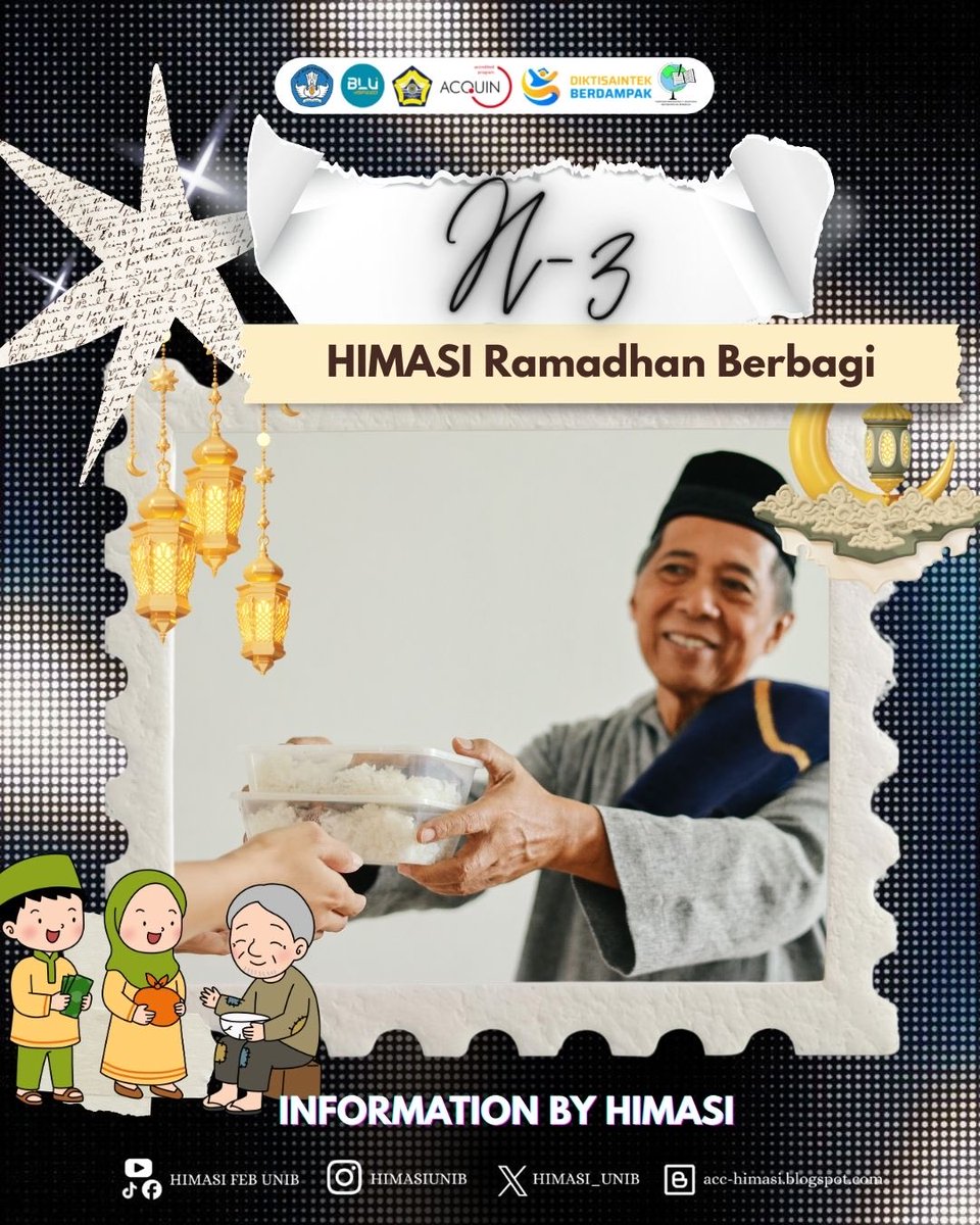 ✨ *[𝐇-3 𝐑𝐀𝐌𝐀𝐃𝐇𝐀𝐍 𝐁𝐄𝐑𝐁𝐀𝐆𝐈 𝐇𝐈𝐌𝐀𝐒𝐈 𝐏𝐄𝐑𝐈𝐎𝐃𝐄 𝟐𝟎𝟐6]* ✨

Assalamualaikum Warahmatullahi Wabarakatuh

_Menguatkan Kepedulian, Menghadirkan Kebahagiaan Bersama HIMASI 🙌🏻_

Halloo teman-teman semua👋

Tidak terasa kegiatan Ramadhan Berbagi Himasi 2026