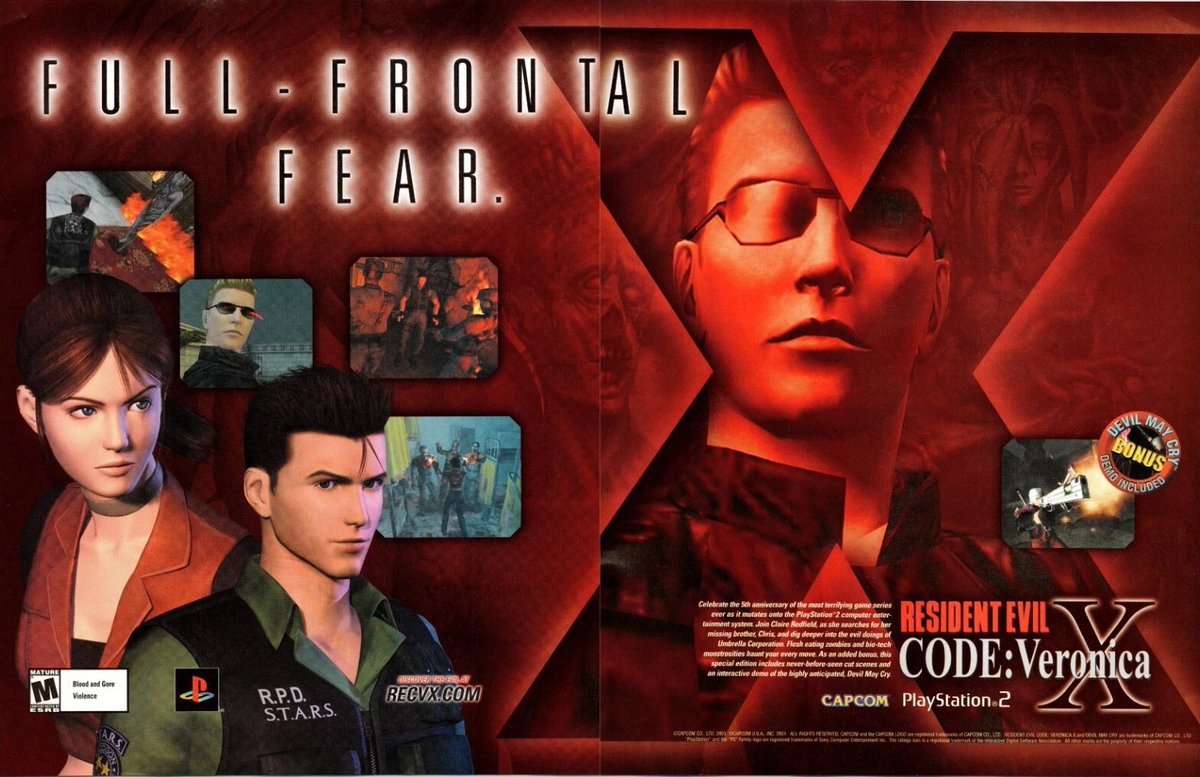 Resident Evil Code: Veronica X ad (2001)