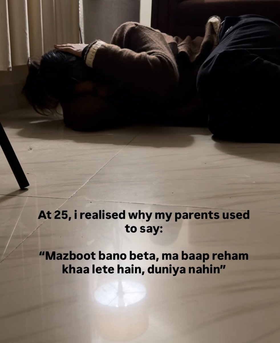 And I realised it too late…