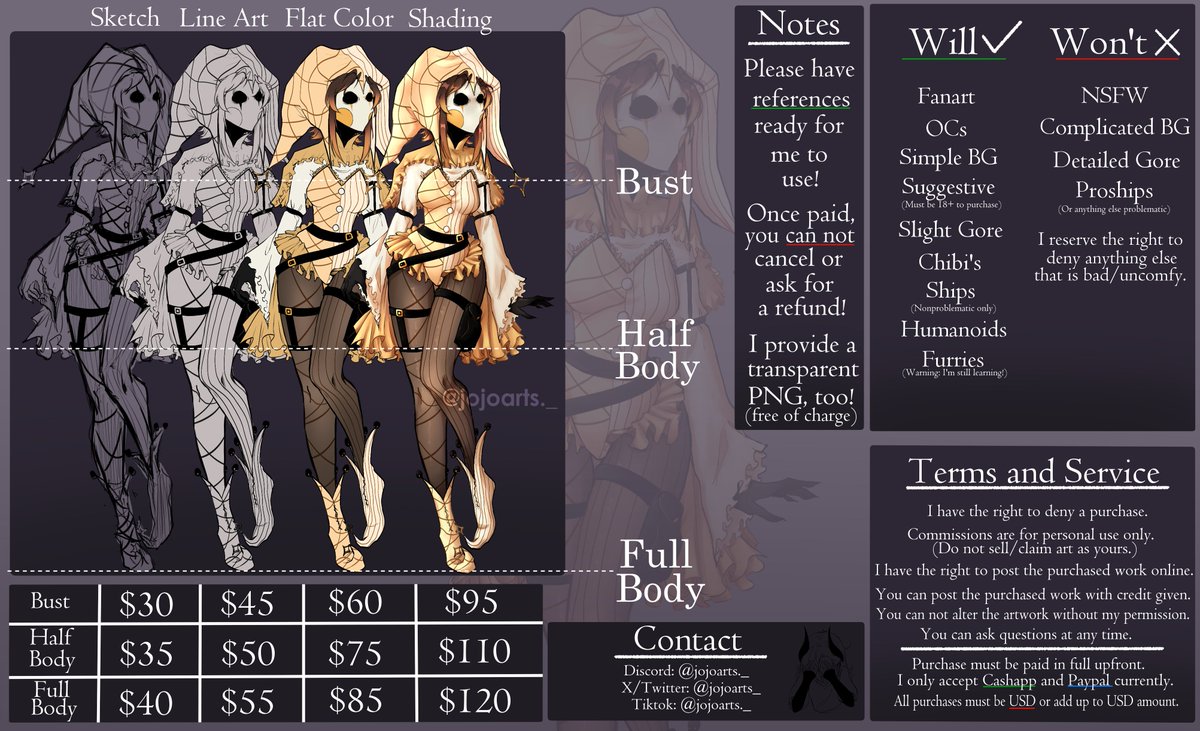 Jojo || Commissions Open! tweet media