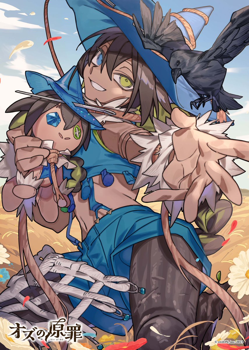 ━━━━━━━━━━━━━ 
🌟 オズの原罪-Sin of OZ-
　 まもなく2周年
━━━━━━━━━━━━━
 
◤あと12日◢

本日はしくさん（<a href="/ssssecret49/">しく</a>）による、
頭が良くて愚かなカカシ
「ケシィカ」を公開！

🌾プロフィール
contents.vivion.jp/games/oz/chara…

#シンオズ