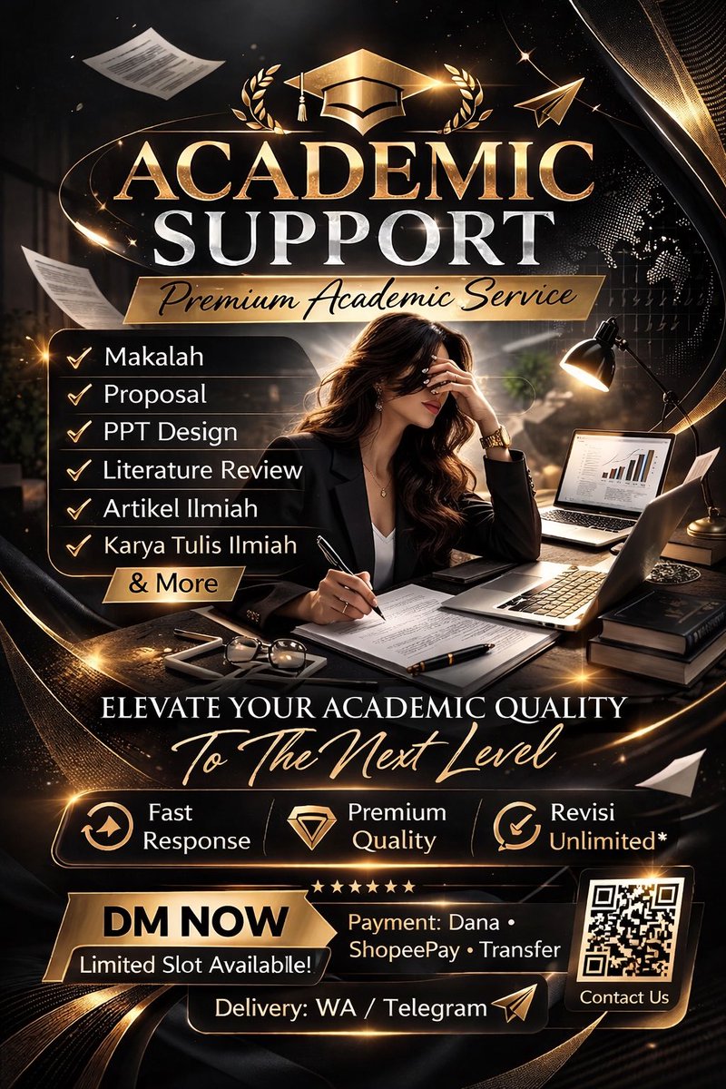 wartawandadakan's tweet photo. JOKI MAKALAH, PPT, PROPOSAL, KARYA TULIS ILMIAH, MURAH !! 🔥
MULAI DARI 5 RIBU AJA, MATERI DARI AWAL-AKHIR ADMIN YANG RANGKUMIN. AYO KLIK BIO LINK WA ✨🤩
FILE DIKIRIM LEWAT WA, TELE
PEMBAYARAN DANA, SHOPEEPAY
#zonauang
#zonajajan
#jokitugaskuliah
#jokimakalah
#jokikuliah
#zonaba https://t.co/rzEHc3WGSB