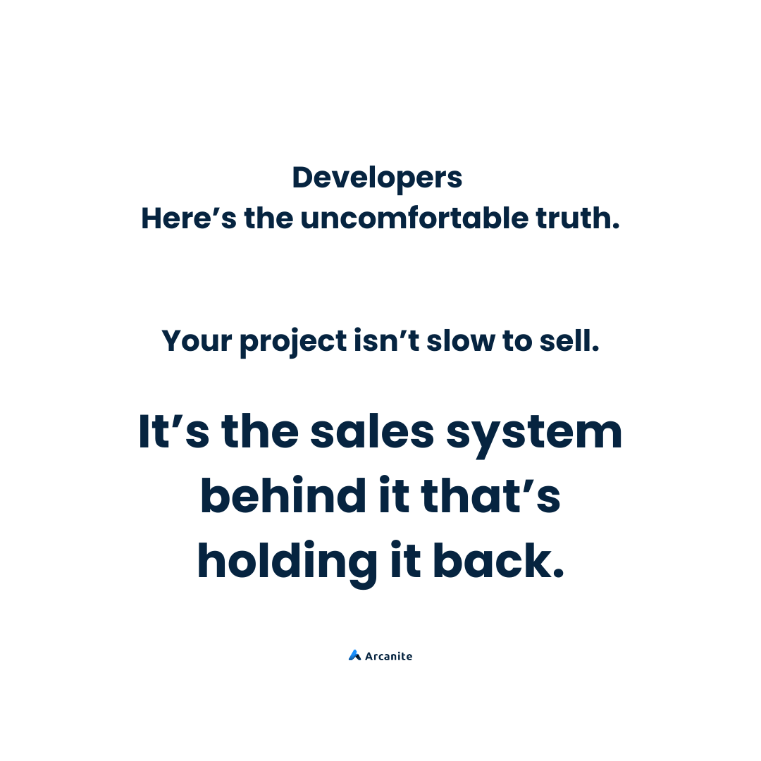 Agents waiting for stock updates.
Marketing asking for the latest files.
Channel partners selling from outdated lists.
Endless calls just to confirm one unit.

Meanwhile another developer launches across town.

In property development,
the fastest system usually wins the market.