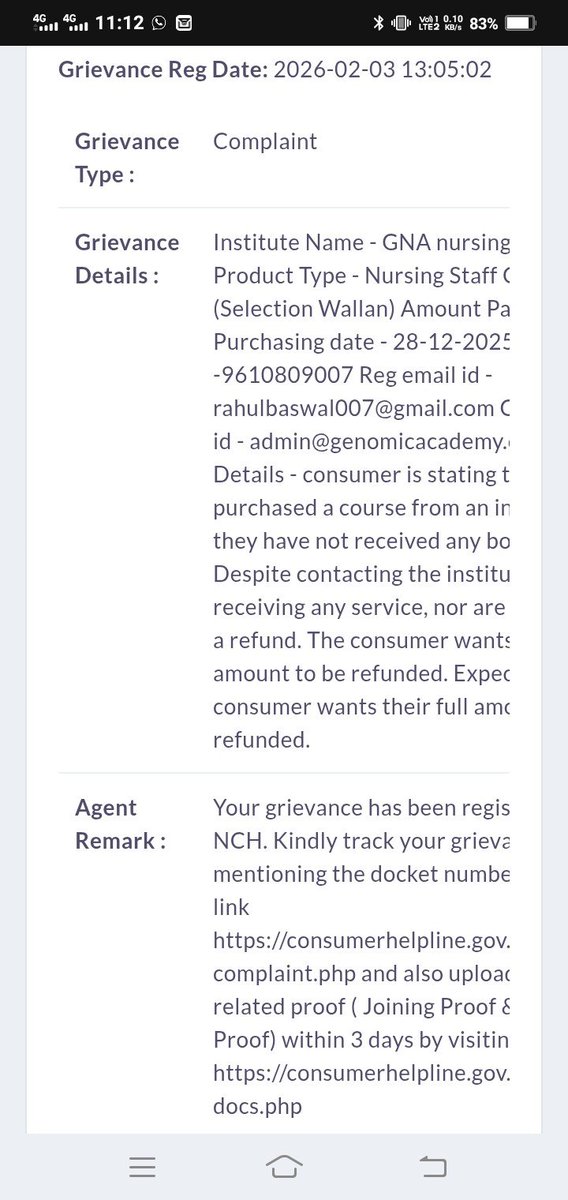 rahulbaswal2's tweet photo. @raghav_chadha 
Sir customer parsaan hokar customer court jaata hai agar wha koi justice nhi mile toh kha jaaye 
Itni step k baad final m bolte h dusri site jaake compliant karo https://t.co/QAuiKktp5e