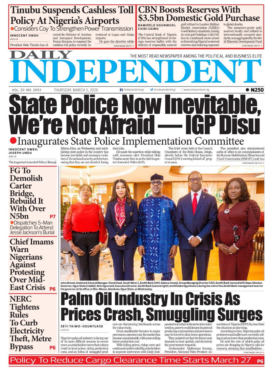 Independent Nigeria tweet media