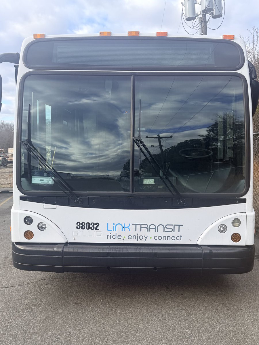 LinkTransitNC's tweet photo. We have two different buses in service on various Link Transit routes as we do maintenance on the fleet.  If you see this white bus in service, it’s one of our buses! https://t.co/cIn8Alu4JU