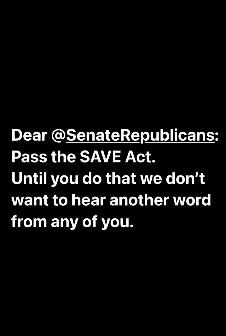 willrickeyrun's tweet image. PASS THE SAVE AMERICA ACT NOW!!!