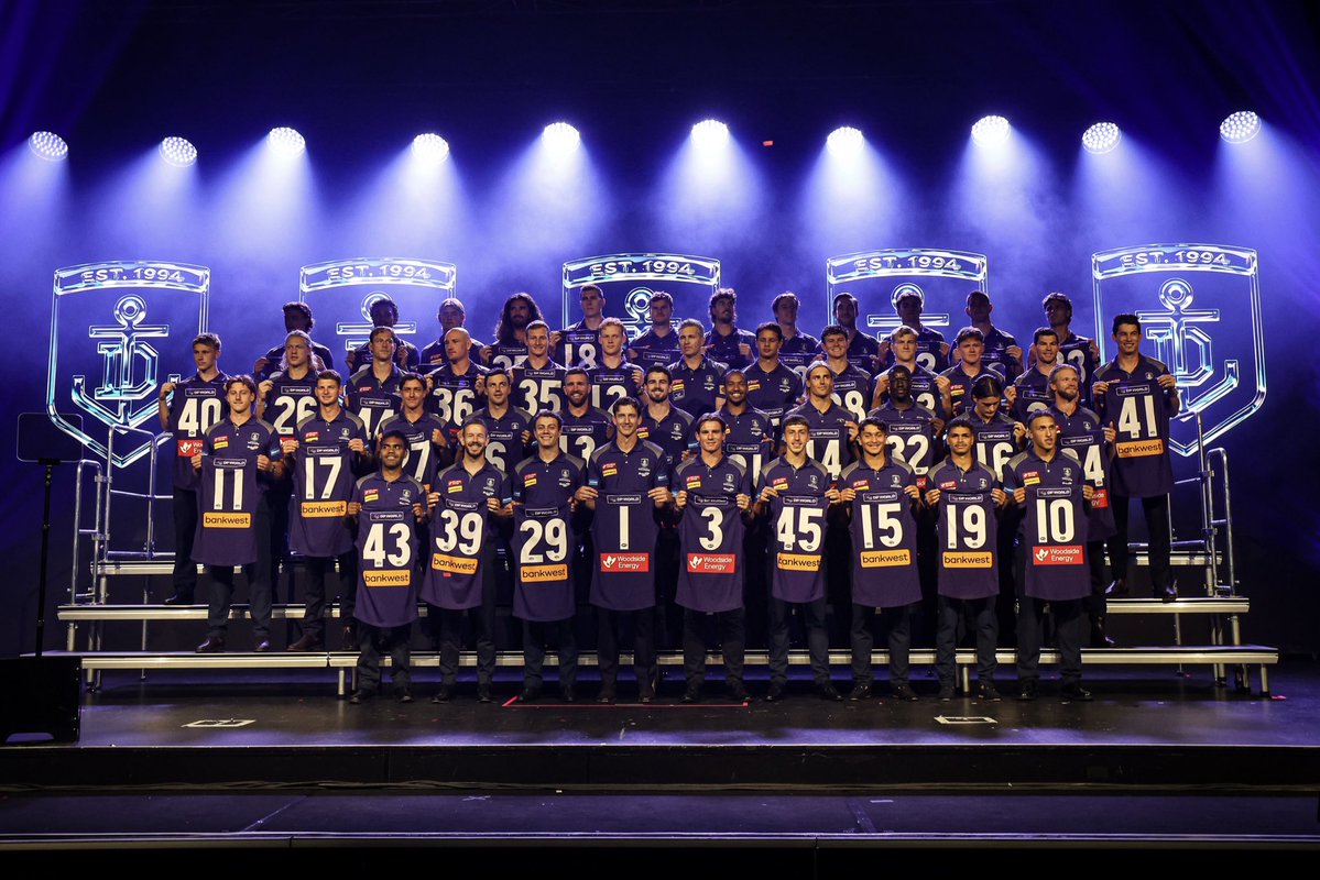 freodockers's tweet image. presenting your ‘26 Freo Dockers ⚓️

#foreverfreo