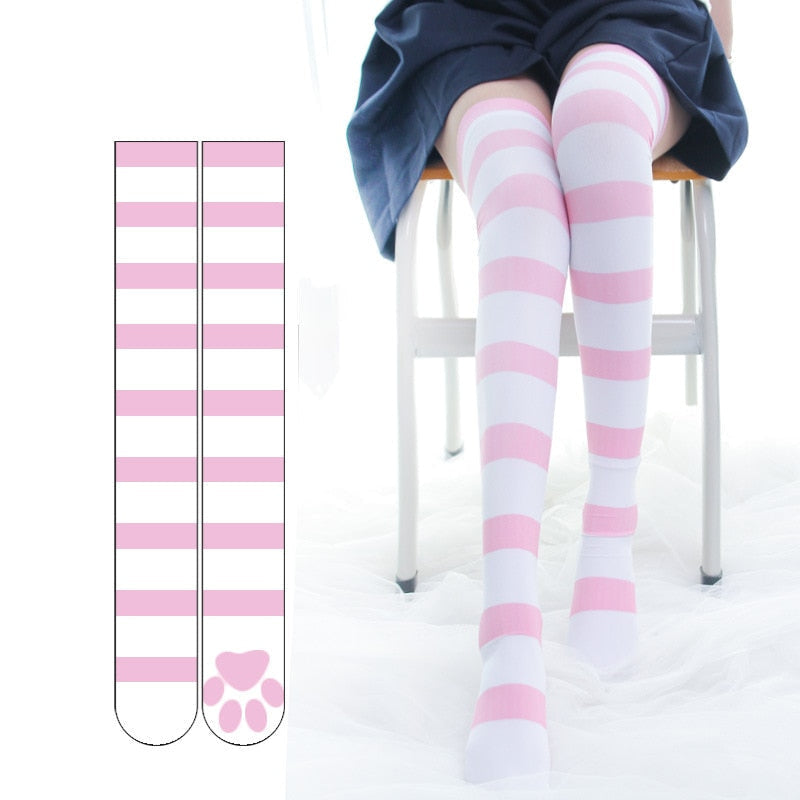 An item on my Throne wishlist just got fully funded: Kitten Paw Striped Socks - Pink by Kawaii Babe. Thank you! throne.com/allocermaxwell #Wishlist #Throne