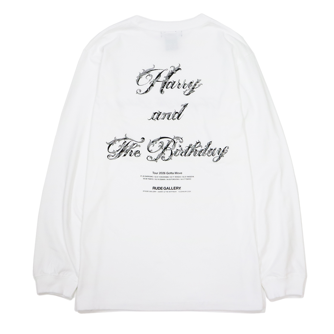 HARRY & THE BIRTHDAY公演を記念してコラボレーションLSとTシャツを