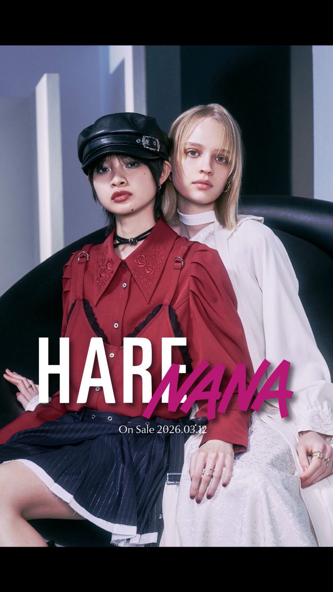 NANA × HARE SPECIAL COLLABORATION】 On Sale 2026.3.12 Coming Soon