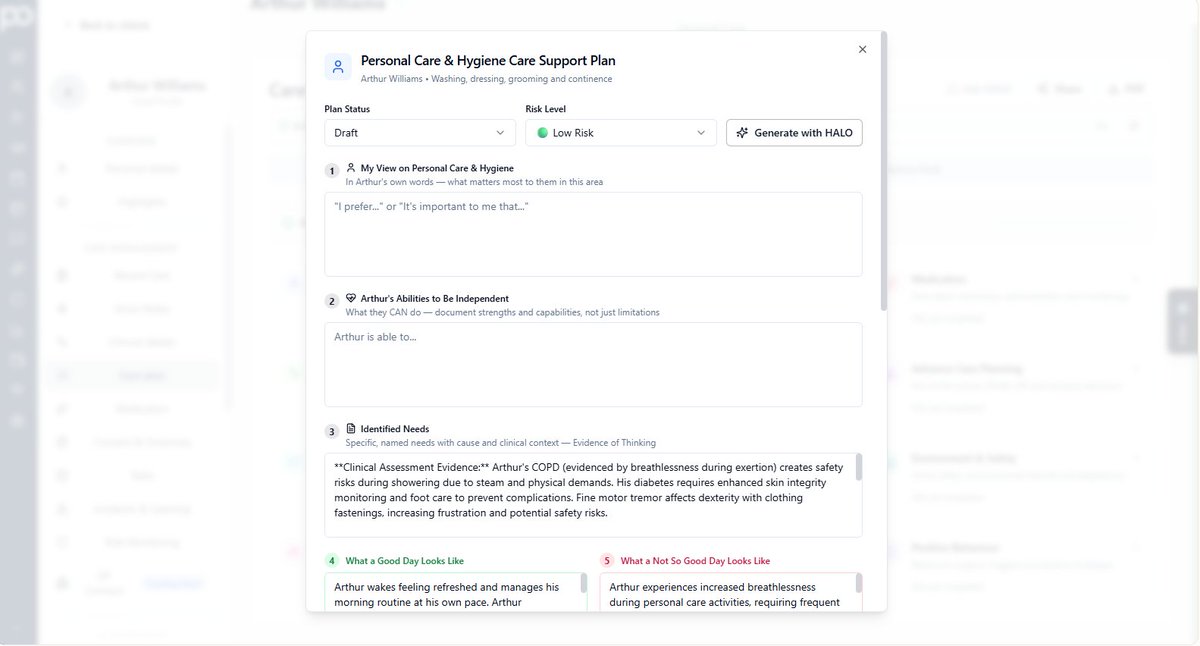 33uncensored's tweet photo. Today we tested AI-generated care plans aligned with CQC Quality Statements.

AI turns raw client notes into structured outcomes automatically.

This could save managers hours of documentation.

@Lovable https://t.co/9M5pVjoQeS