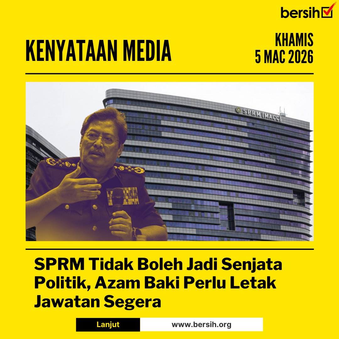 BERSIH tweet media