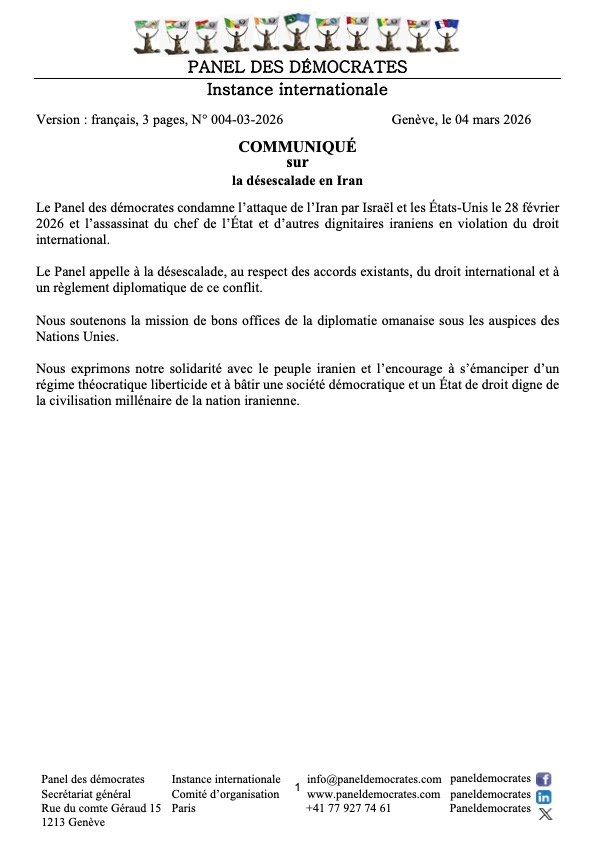 Panel des démocrates tweet media