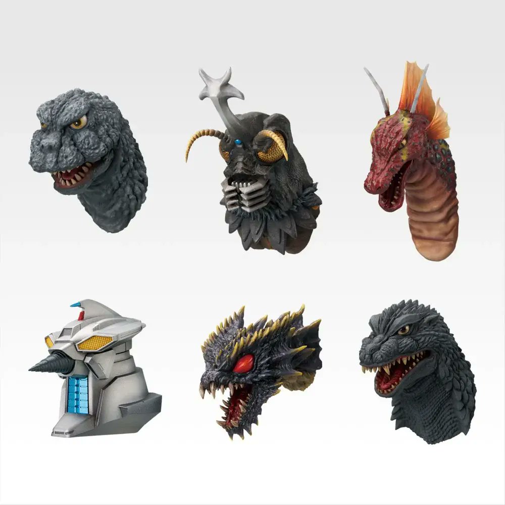 今回のモンスターヘッドマグネット賞も良いメンバー 一番くじ ゴジラ