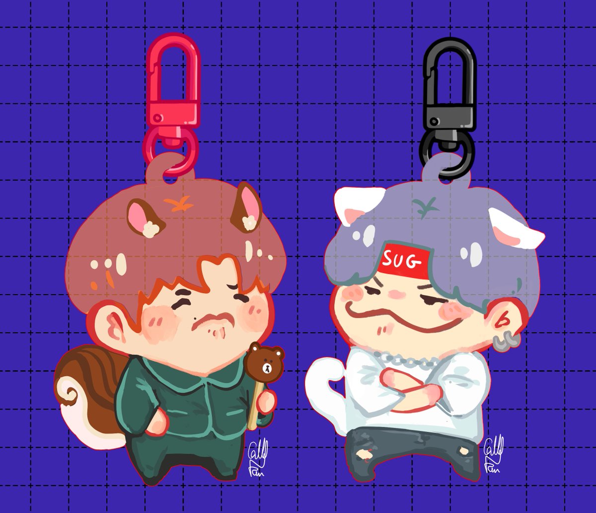 the ragebaiter (boongi) and the poor poor ragebaited (hobi) 🐈🐿