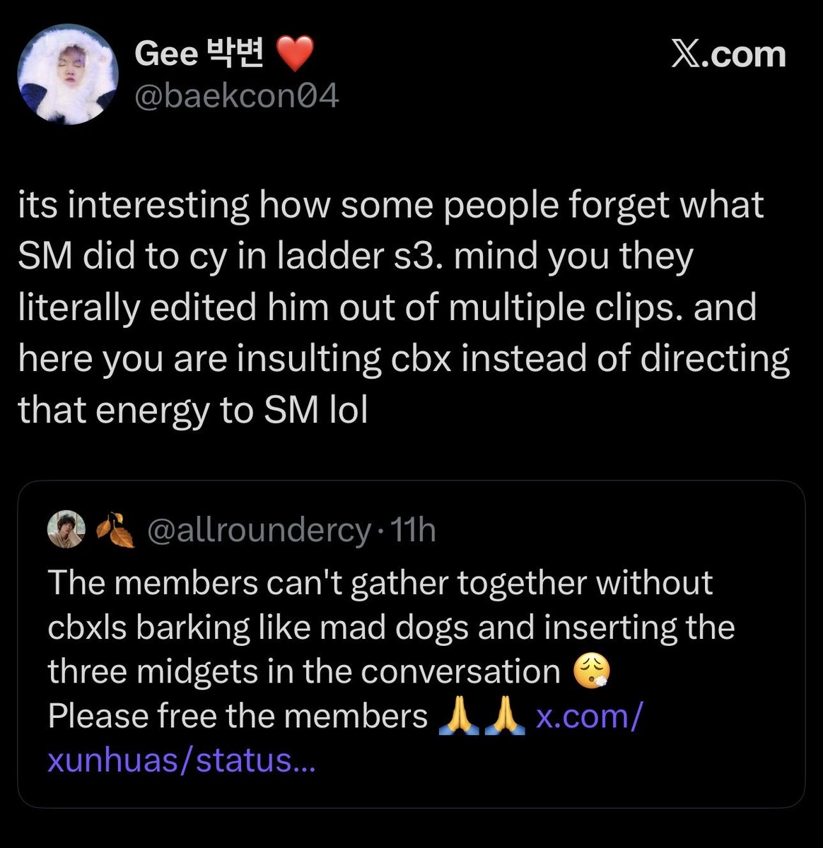 Nobody forgot. Yeolmaes have always been vocal about what happened in S3. But Chankarma always delivers so that’s that.