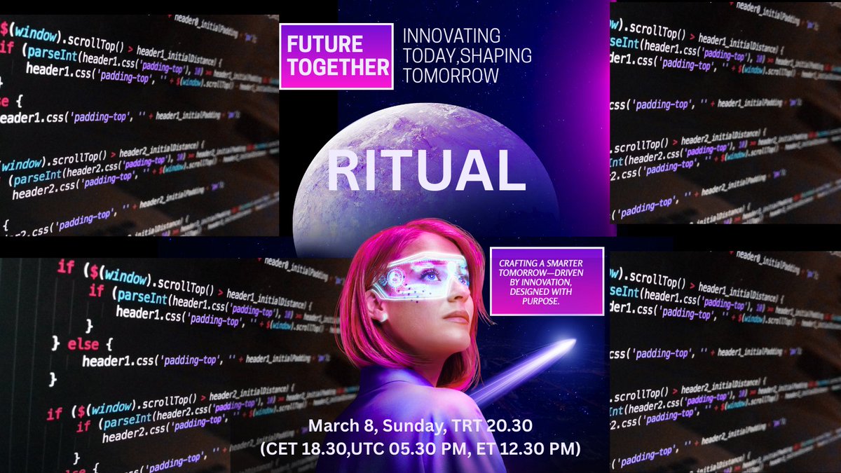 Let The Ritual Begin 

We have Continued Session for March Month. 

Started with : Correctness-Oriented Programming with AI!

Big Thanks to <a href="/elifhilalumucu/">Elif Hilal Kara</a> Continues Session with multiple Legends. 

<a href="/joshsimenhoff/">Josh (❖,❖)</a> <a href="/0xMadScientist/">Stefan | Mad Scientist (❖,❖)</a> <a href="/dunken9718/">dunken(ritual/acc) (❖,❖)</a> <a href="/cryptooflashh/">Flash ⚡️❖</a> <a href="/Majorproject5/">Majorproject5</a>