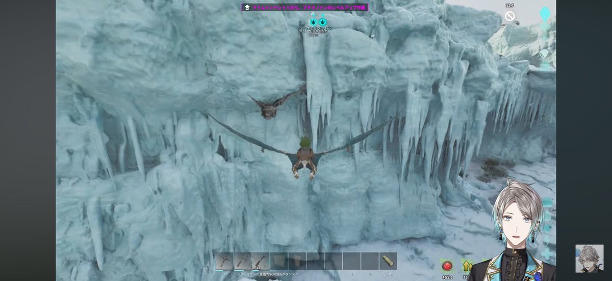 アルゲンをテイム中、甲斐田さんのプテラ(レーザービームさん)で罠まで誘導するのに、興味なくなってしれっと帰ろうとするアルゲンに「故郷行きっすか？」って聞きながら追いかけてたん、めっちゃ笑ったwww #生き甲斐田