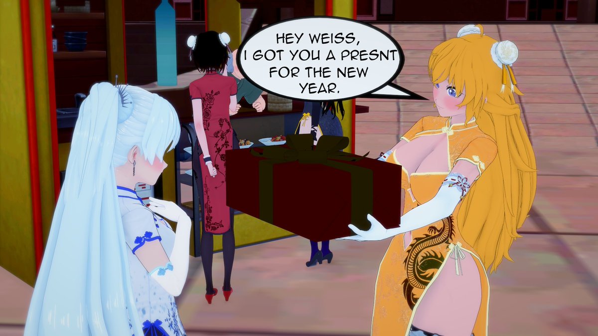 RWBY__Lewd's tweet photo. Yang gives Weiss a gift to celebrate the Year of the Horse
#RWBY #RWBYNSFW #Koikatsu #R34 https://t.co/5RAn8UBcBO