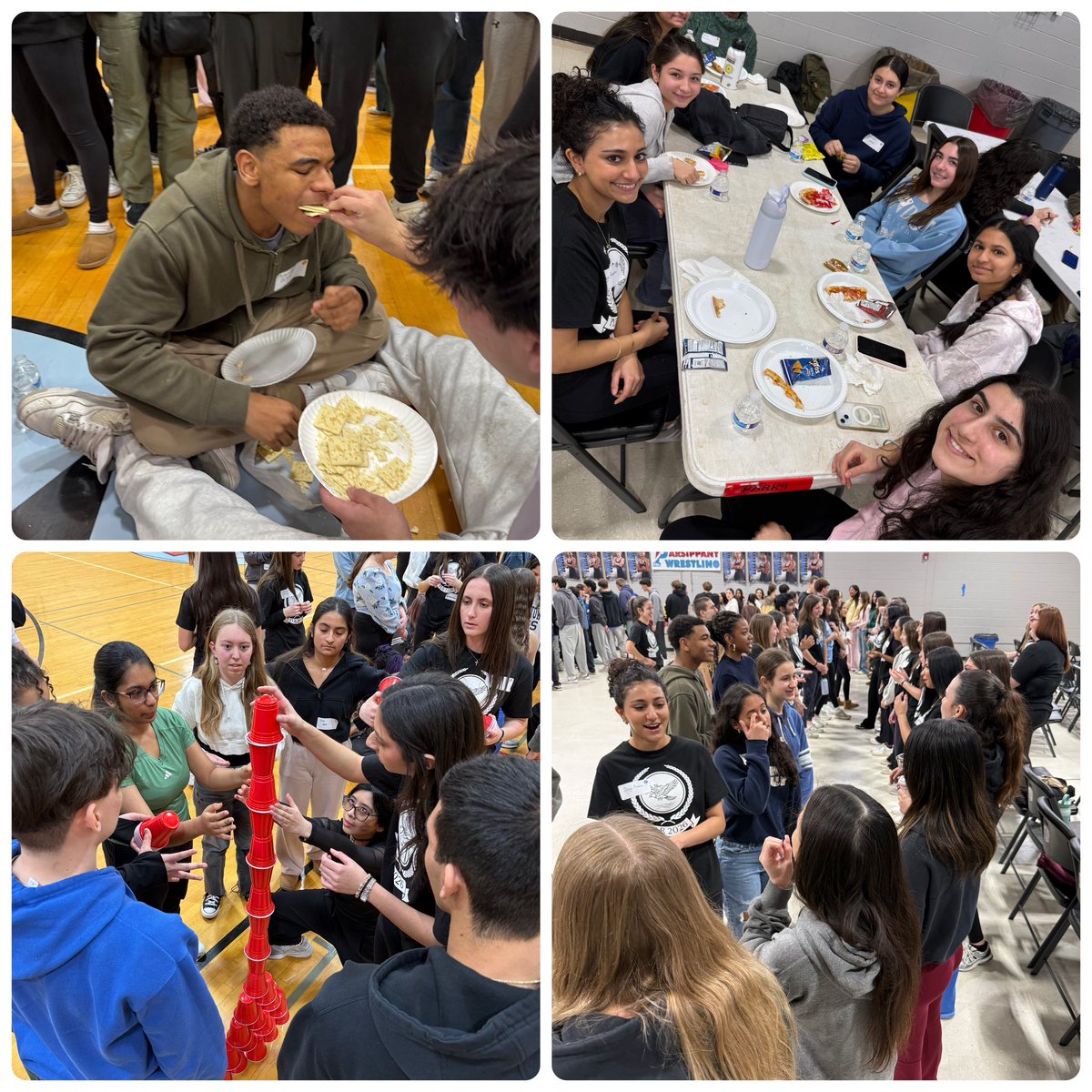 ParHighMulroony's tweet photo. We had our 9th annual Parsippany Leadership Retreat (PLR) today. 150 RedHawks &amp; Vikings from PHS &amp; PHHS delivering meaningful talks, engaging in peer discussions, playing collaborative games &amp; making friends. An impressive  group of teens and leaders… https://t.co/7Zv4wJ7bnQ