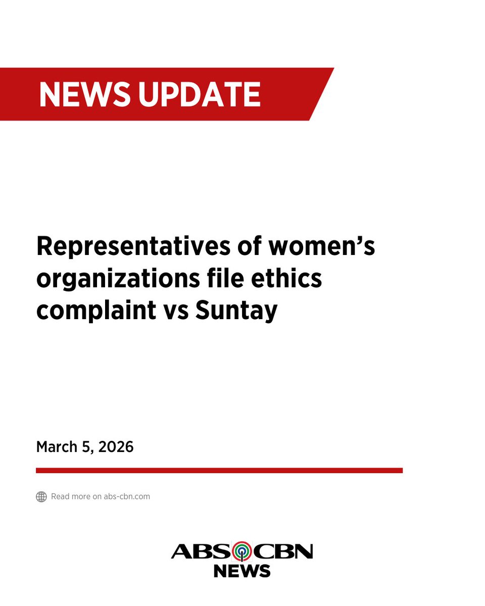Women’s rights advocates filed an ethics complaint against Quezon City 4th District Rep. Bong Suntay over his controversial remarks on actress Anne Curtis during a hearing. | via <a href="/agathamgregorio/">Agatha Gregorio</a>