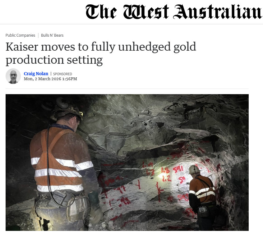 Kaiser Reef Limited tweet media