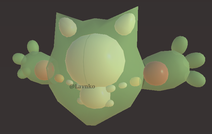 modelling a pokemon everyday - day 117 reuniclus
