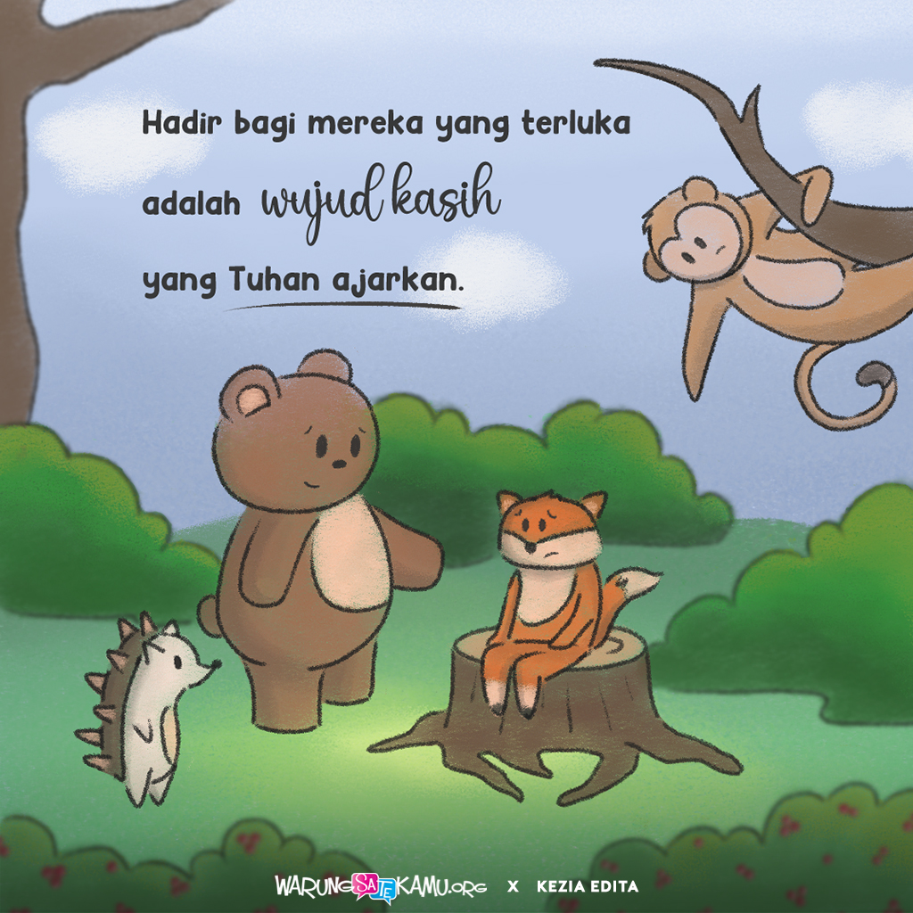 warungsatekamu's tweet image. Bapa Surgawi, berilah aku kepekaan untuk mengenali orang-orang yang Engkau mau kuhibur di tengah pergumulan dan penderitaan mereka.

Kontribusi oleh Kezia Edita.

#WarungSaTeKaMu #dailyquote #christianart #handlettering #rohanikristen #saatteduh #santapanrohani #renungankristen