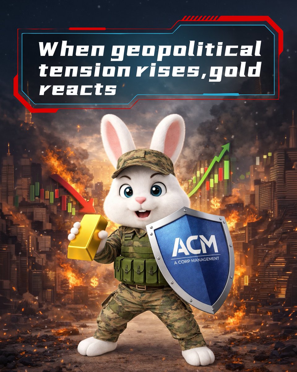 ACorpManagement's tweet photo. War increases uncertainty.
Uncertainty increases safe-haven demand.

That’s why XAUUSD often spikes
when global conflict escalates

In times of war,
risk management matters more than prediction

Join ACM, One Investment , Two Incomes

#XAUUSD  #MacroAwareness #RiskManagement #ACM https://t.co/8UrUWLxolX