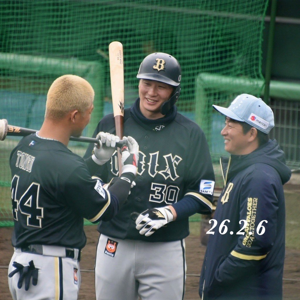 26.2.6 Bs春季キャンプ@宮崎🌴✨️ こちらの3人も楽しそう🗣💬 #Bs2026