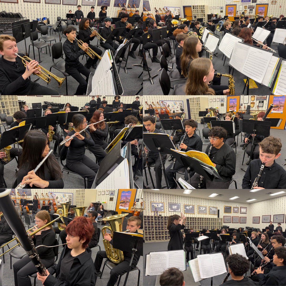 HBMSBand's tweet photo. 7th grade band Large Group Performance Evaluation - the students work so hard, we always make a stop at the park as an extra thank you to the kids for all the extra rehearsals they have throughout the preparation process https://t.co/TFvkMIHoAe